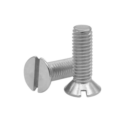553554000E - SCREW,ROUND FLAT SLOTTED RECESSED W/ PATCH FOR ROD ELEVATOR