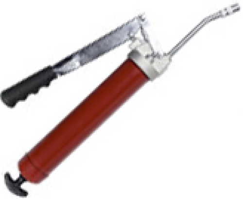 500A - GREASE GUN, LEVER GRIP W/ EXTENSION & COUPLER-ALEMITE