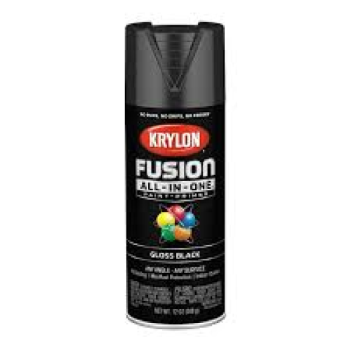 K51601 - PAINT,SPRAY GLOSS BLACK-KRYLON