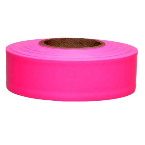 MSARFPNK-G - GUYLINE FLAG TAPE,PINK (12 PER BOX)