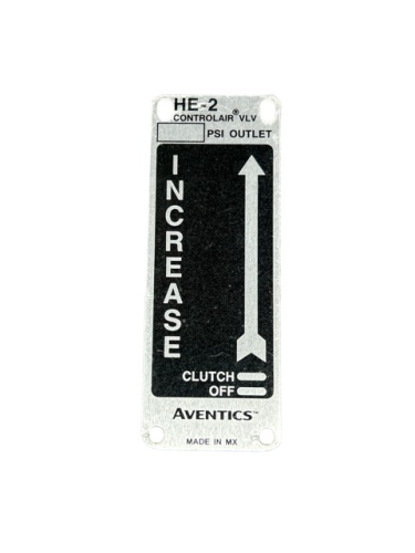 P49197-0004 - NAME PLATE,FOR HE-2 VALVES R431001719-REXROTH