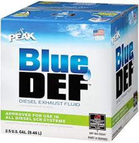 BLUEDEF-2.5 - BLUE DEF-DIESEL EXAUST FLUID 2.5 GAL