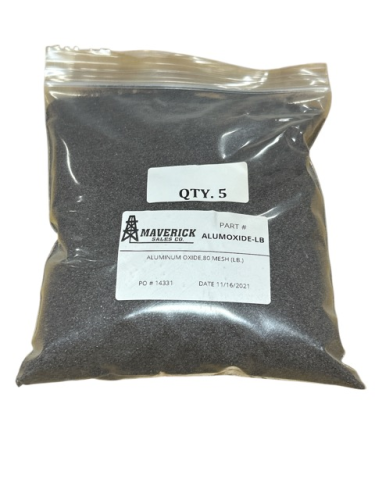 ALUMOXIDE-LB - ALUMINUM OXIDE,80 MESH (LB.)