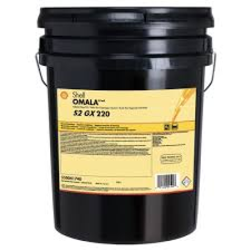 S2GX220 - OIL,OMALA S2 GX220 (5 GAL.)-SHELL