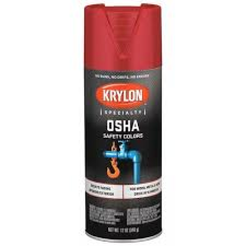K2116 - PAINT,SPRAY OSHA SAFETY RED-KRYLON