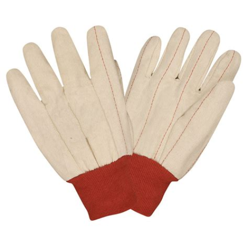 RT117 - GLOVE,18OZ. POLY/COTTON CANVAS DOUBLE PALM NAP WITH RED CUFF AND MAVERICK LOGO (PAIR) RT117 - GLOVE,18OZ. POLY/COTTON CANVAS DOUBLE PALM NAP WITH RED CUFF AND MAVERICK LOGO (PAIR)