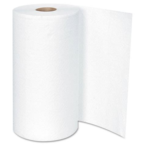DWT-ROLL - DISPOSABLE SHOP TOWEL, WHITE PERFORATED, 84 PER ROLL