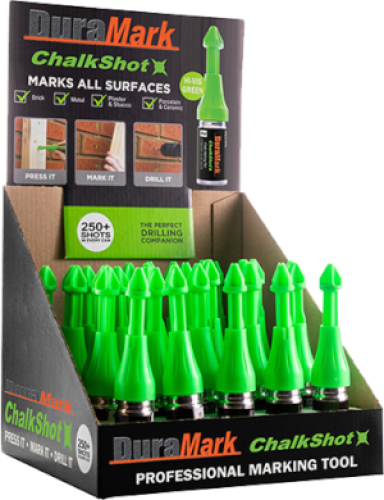 76701D - CHALKSHOT PEN, H-VIS GREEN