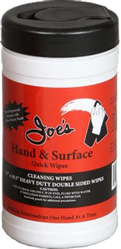 Y0704 - HAND CLEANER, 9” X 12” WIPES (QTY. 70)-JOES