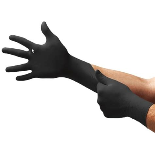 GLOVE-NIT-M-BLACK - GLOVE (BLACK), NITRILE POWDER FREE MED. (100 PER BOX) GLOVE-NIT-M-BLACK - GLOVE (BLACK), NITRILE POWDER FREE MED. (100 PER BOX)