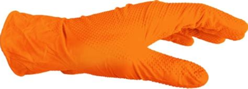 GLOVE-NIT-L-ORANGE - GLOVE (ORANGE TEXTURED), NITRILE POWDER FREE L (100 PER BOX) GLOVE-NIT-L-ORANGE - GLOVE (ORANGE TEXTURED), NITRILE POWDER FREE L (100 PER BOX)