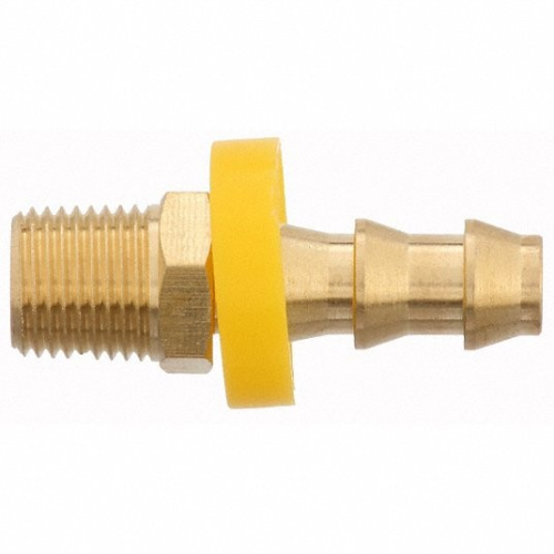 6PL-6MP - PUSHLOCK,3/8” BARB X 3/8” MALE PIPE